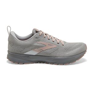 Brooks Revel 5 Road Running Shoes - Womens, Grey/Rose | IE-KMR192836